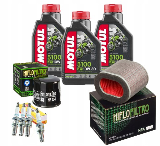 HFA1713 - Фільтр HONDA НТВ 700 NT700V масло Motul 5100 свічки