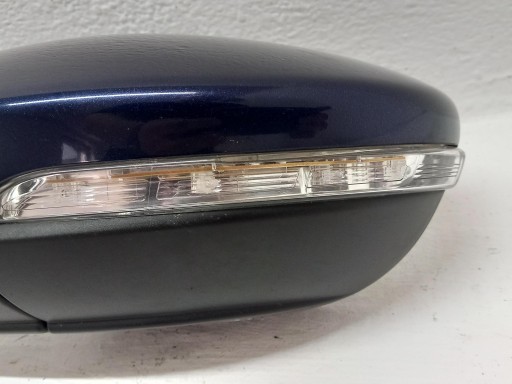 VW PASSAT B7 mirror left electrics 9 PIN LH5X NIGHT BLUE EUROPEJSKIE