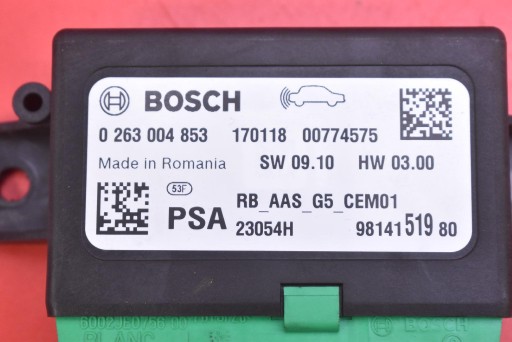 Bedienteil modul Parken PDC 9814151980 PEUGEOT 308 2 II T9 SW 13-17