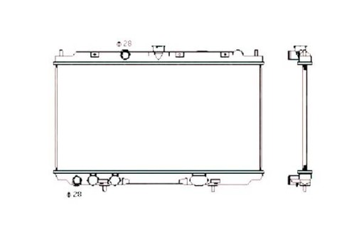 53427 - Водяной охладитель nrf nissan almera ii 1.5 dci (n16)