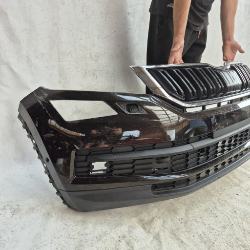 SKODA KODIAQ 565 17- bumper front front 6PDC SPR