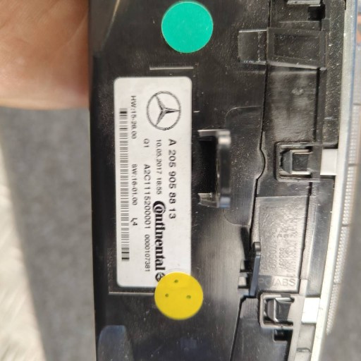 Unite commande clima Mercedes-Benz C W205 A2059058813