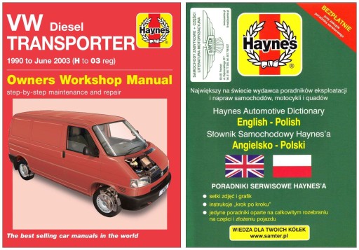 VW Bus Transporter T4 1990-2003 руководство Haynes