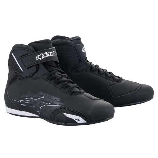 TOPÁNKY ALPINESTARS SEKTOR BLACK/WHITE (10)