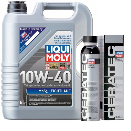 Liqui Moly 2184 MoS2 Super 10W-40 5L + Cera Tec