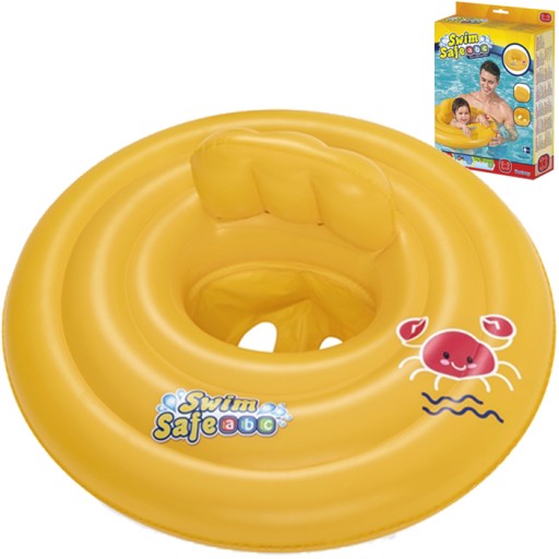 Bestway Swim Safe Double Ring Дитяче кільце для плавання 69 см жовте