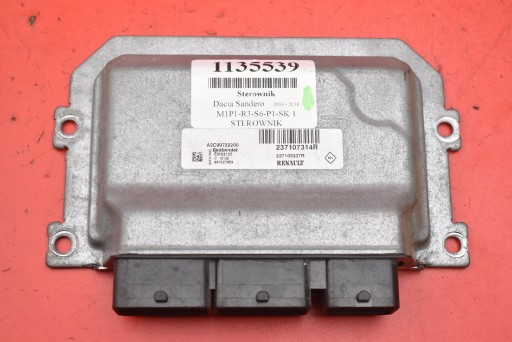 control unit computer of the engine 237107314R DACIA SANDERO 2 II 1.2 16V 75KM 13-16