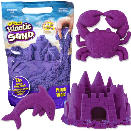 🚨 HIT CENOWY! Kinetic Sand 900g Fioletowy Piasek Kinetyczny – Duża Paka w Najlepszej Cenie!