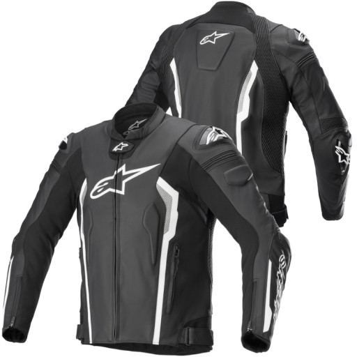КОЖАНАЯ КУРТКА ALPINESTARS MISSILE V2 ЧЕРНАЯ/БЕЛАЯ 54