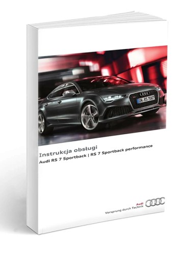 Audi RS 7 RS7 performance керівництво користувача