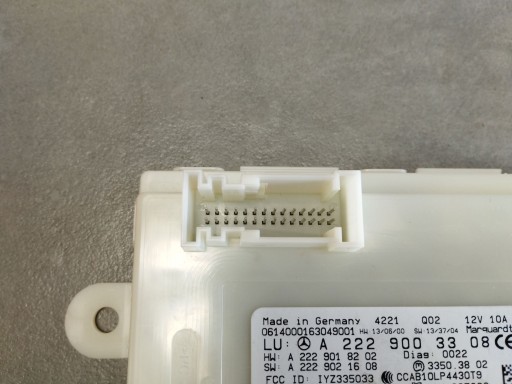 Mercedes-Benz S W222 2014 module KEYLESS A2229003308
