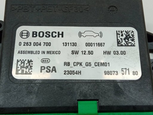 module 0263004700 9807357180 Peugeot 2008 and (2013-2019)