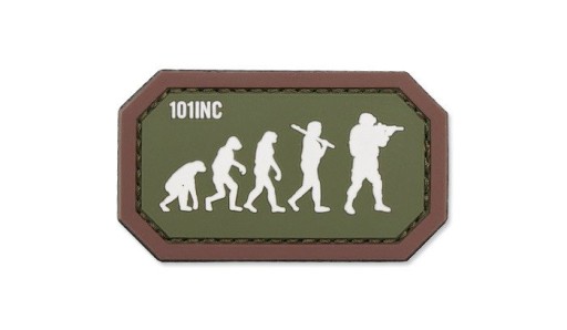 3D Airsoft Evolution Patch Green OD 101 Inc.