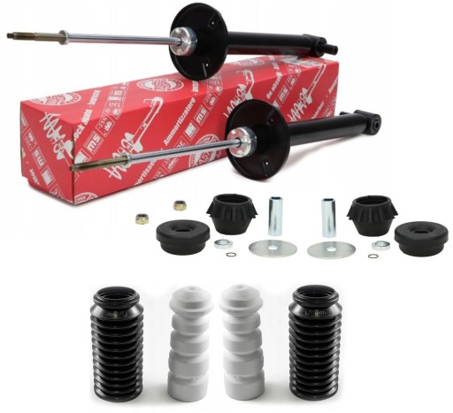 170814-PCS-MS - Задні амортизатори audi a4 b5 + подушки + чехли мс