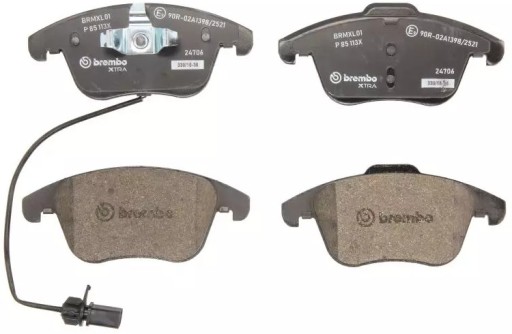 BREMBO Комплект тормозных колодок, дисковые тормоза P 85 113X