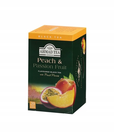 Ahmad Tea Peach Passionfruit herbata 20 torebek