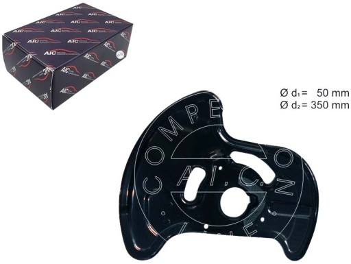 56172 - КРЫШКА ТОРМОЗНОГО ДИСКА AIC ПЕРЕДНЕГО ПРАВА