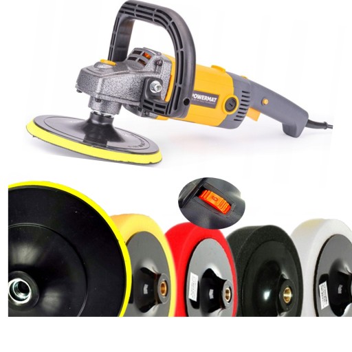 Професійний автомобільний Полірувальник + 4X губки хіт !