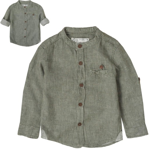 Дитяча сорочка Zara 92 розмір довгий рукав сіра