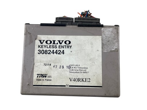 Module Unité de contrôle de la serrure 30824424 Volvo OE wersja europejska