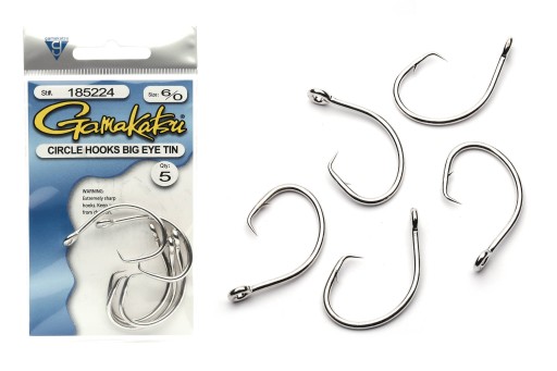 GAMAKATSU CIRCLE BIG EYE HOOKS-7/0 za 15,47 € - Allegro