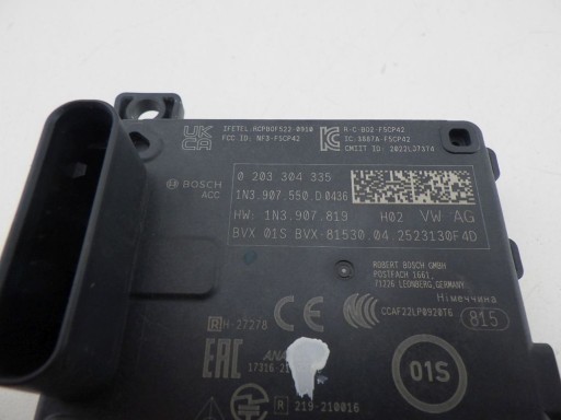VW AUDI SEAT SKODA RADAR SENSOR DISTRONIC 1N3907550 D