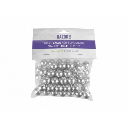 Сталеві кульки для рогатки 12,7 мм RazorGun - 50 шт.