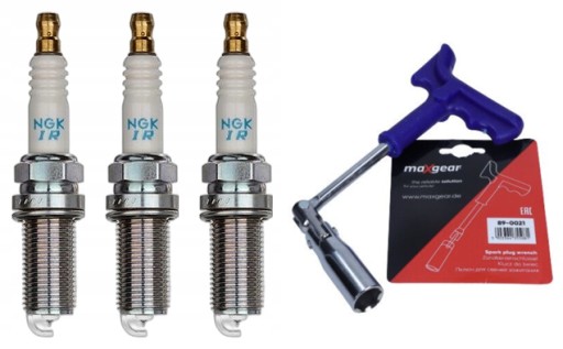 NGK Spart Plug Iridium ILFR6T11 4904 + ключ до свічок 16 мм