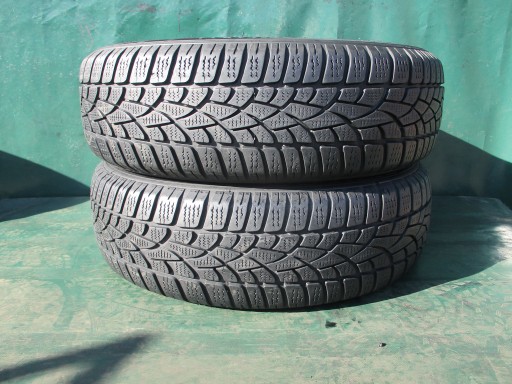 2 зимние шины б/у 175/60R16 Dunlop Winter 3D RFT 5,8 мм, 2017 г.