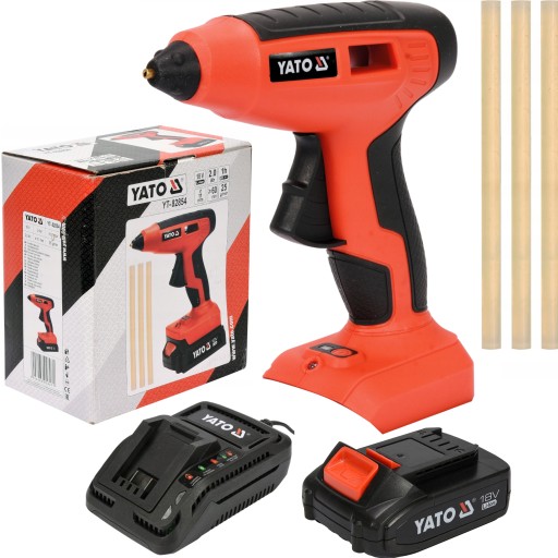 ГАРЯЧИЙ КЛЕЄВИЙ ПІСТОЛЕТ YATO 18В АКУМУЛЯТОРНИЙ