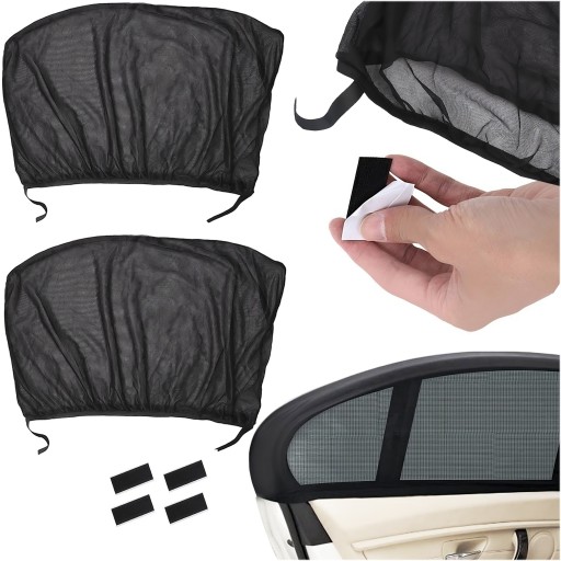 СОНЦЯЧИЙ КОЗИРЕК НА ВІКНО АВТО 2 ШТ.