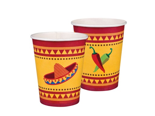 Стакани Boland мексиканські паперові 210 мл 10 шт