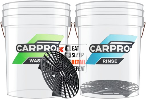 НАБОР ВЕДРО ДЛЯ МОЙКИ АВТОМОБИЛЯ НА ДВУХ ПРОЗРАЧНЫХ ВЕДРАХ, СЕПАРАТОРЫ 20Л