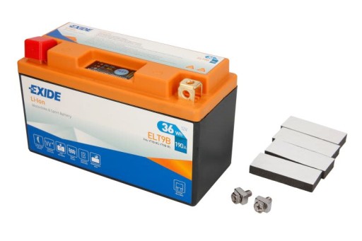 ELT9B - Аккумулятор EXIDE 12V 3ah / 190A Li-Ion L+