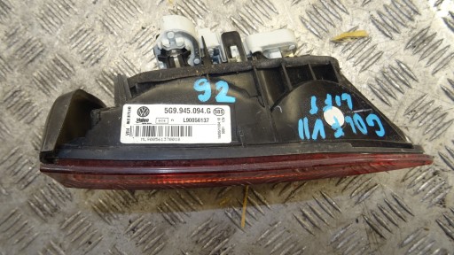 light rear part rear to the bonnet right GOLF VII KOMBI 5G9945094G