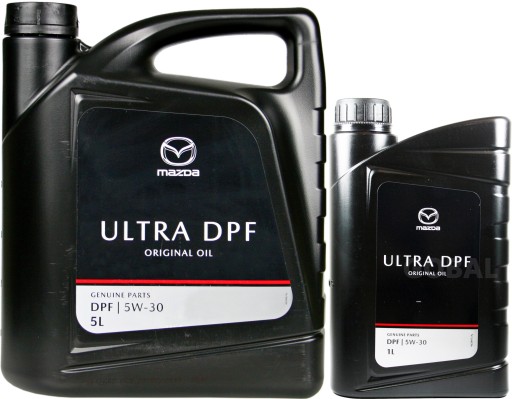 ОРИГИНАЛЬНОЕ МАСЛО MAZDA ULTRA DPF 5W30 6л.