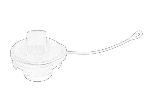 7E0201550B - Кришка паливного бака VW T5 T6 оригінал