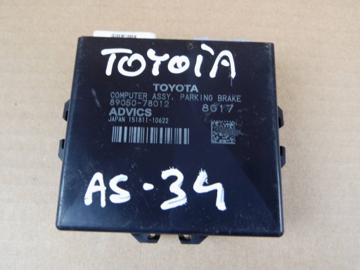 Lexus NX300H module control unit electric brake 89050-78012