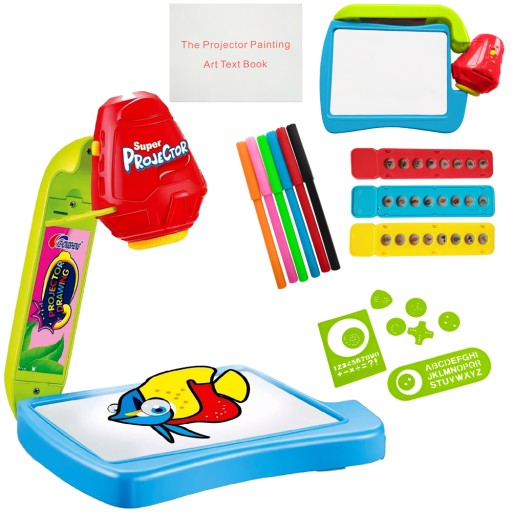 Проектор з дошкою для малювання 24 КАРТИНИ РУЧКИ