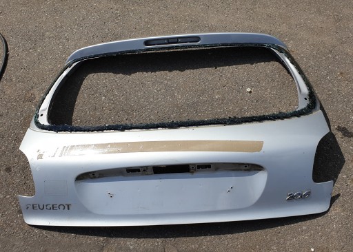 boot doors PEUGEOT 206 HB SREBRNA