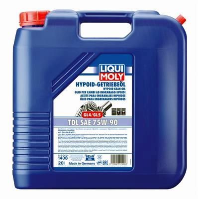 Трансмиссионное масло liqui moly gl4/gl5 20 литров.