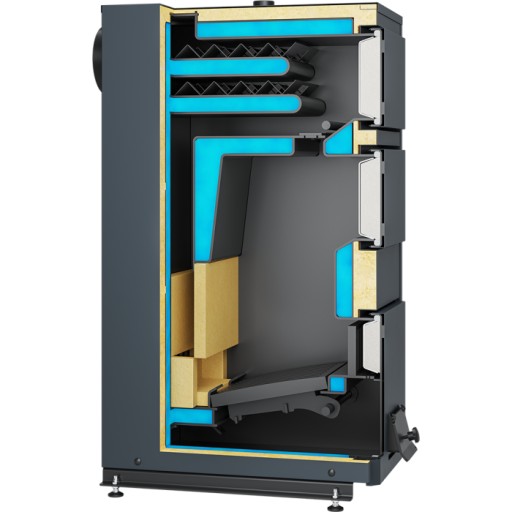 Kocioł zasypowy KAMEN DRX dolnego spalania zgazowujący drewno 20