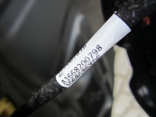 Siedzisko of the rear rear part kanapy right grzane heated Mercedes ML W166
