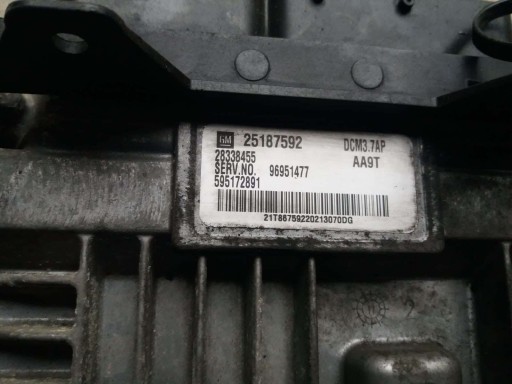 Контроллер двигателя chevrolet captiva 2.2 vcdi