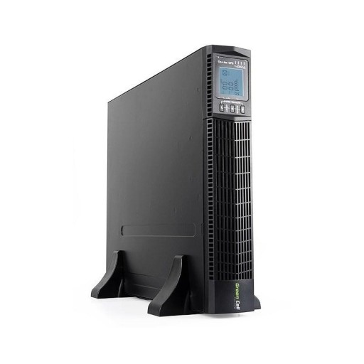 Green cell ups источник питания ибп (2000 ва/1800 вт, 6x iec, жк-дисплей, стойка)