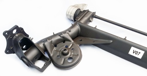 V07, V07 - Задня балка, задній міст, vw passat b5, skoda superb i