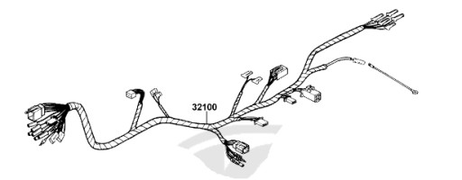 Жгут проводов / электропроводка Kymco Zing II 125cc