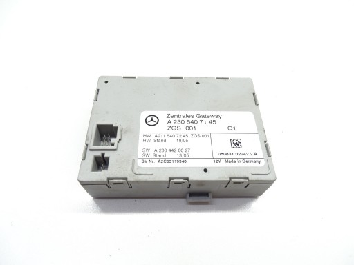 module control unit GATEWAY MERCEDES R230 A2305407145