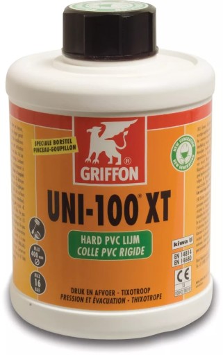Griffon ПВХ клей 1L Uni-100 XT з пензлем