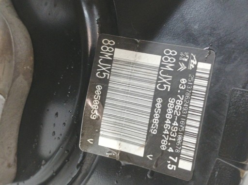 Servo frein Servo 9808464780 88MJX5 Peugeot 508 et (2010- )
